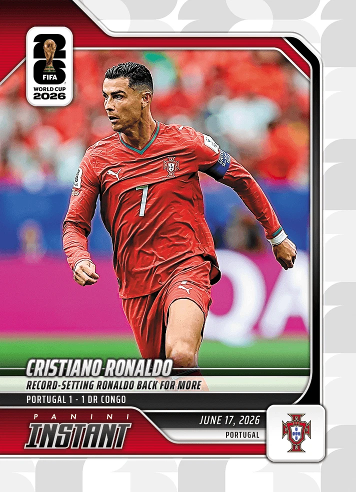 2026 Panini Instant FIFA World Cup Cristiano Ronaldo #49 Soccer Card