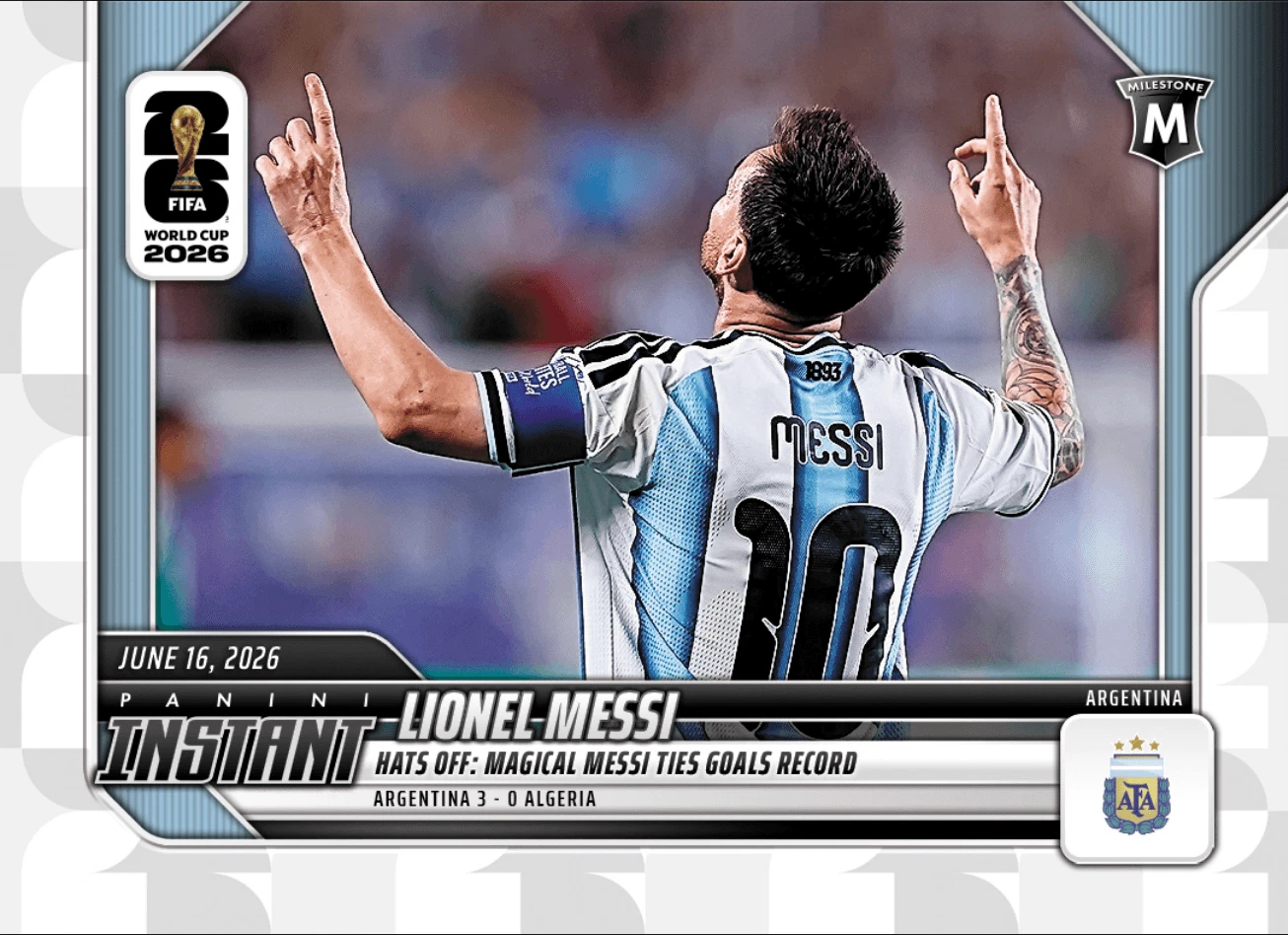2026 Panini Instant FIFA World Cup Lionel Messi #46 Argentina Soccer Card