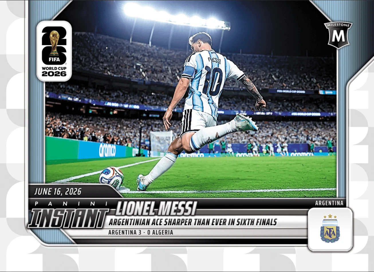 2026 Panini Instant FIFA World Cup Lionel Messi #45 Argentina Soccer Card