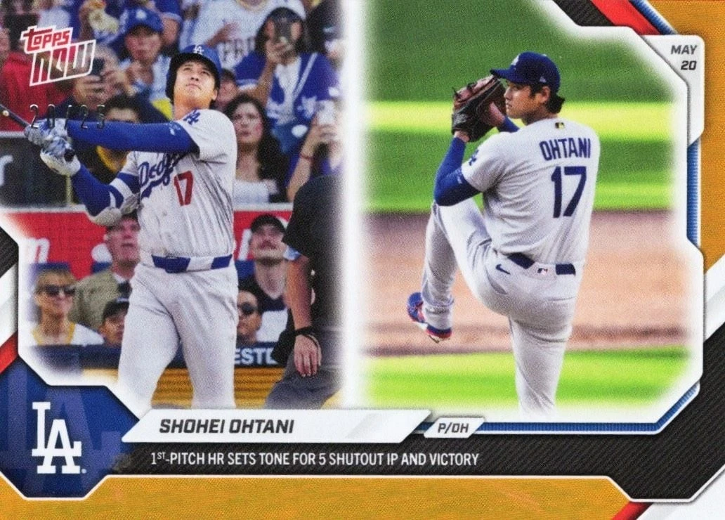 2026 Topps Now Shohei Ohtani #226 Orange Foil /25 Baseball Card