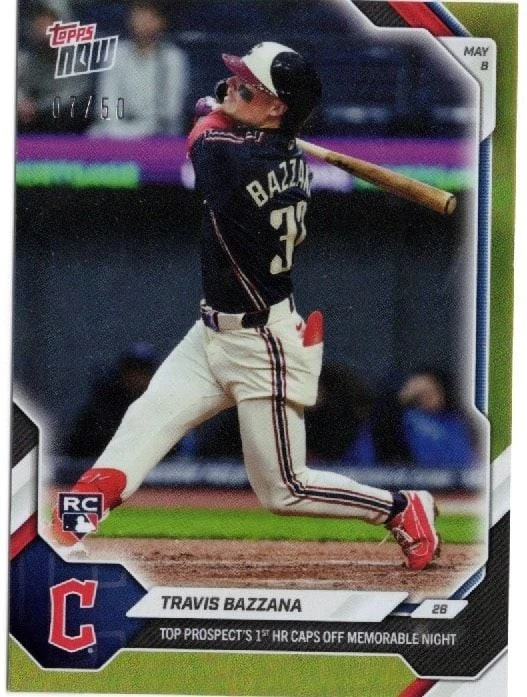2026 Topps Now Travis Bazzana #176 Gold Foil /50 Rookie RC Baseball Card