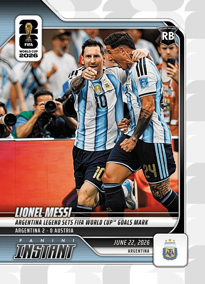 2026 Panini Instant FIFA World Cup Lionel Messi #88 Argentina Soccer Card