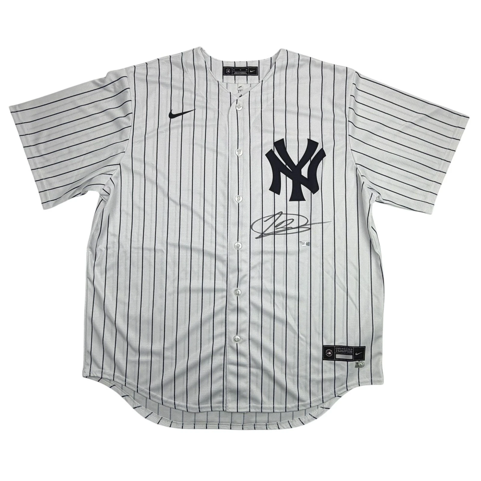 Autographed/Signed Jasson Dominguez Yankees Auth Jersey Fanatics & MLB COA