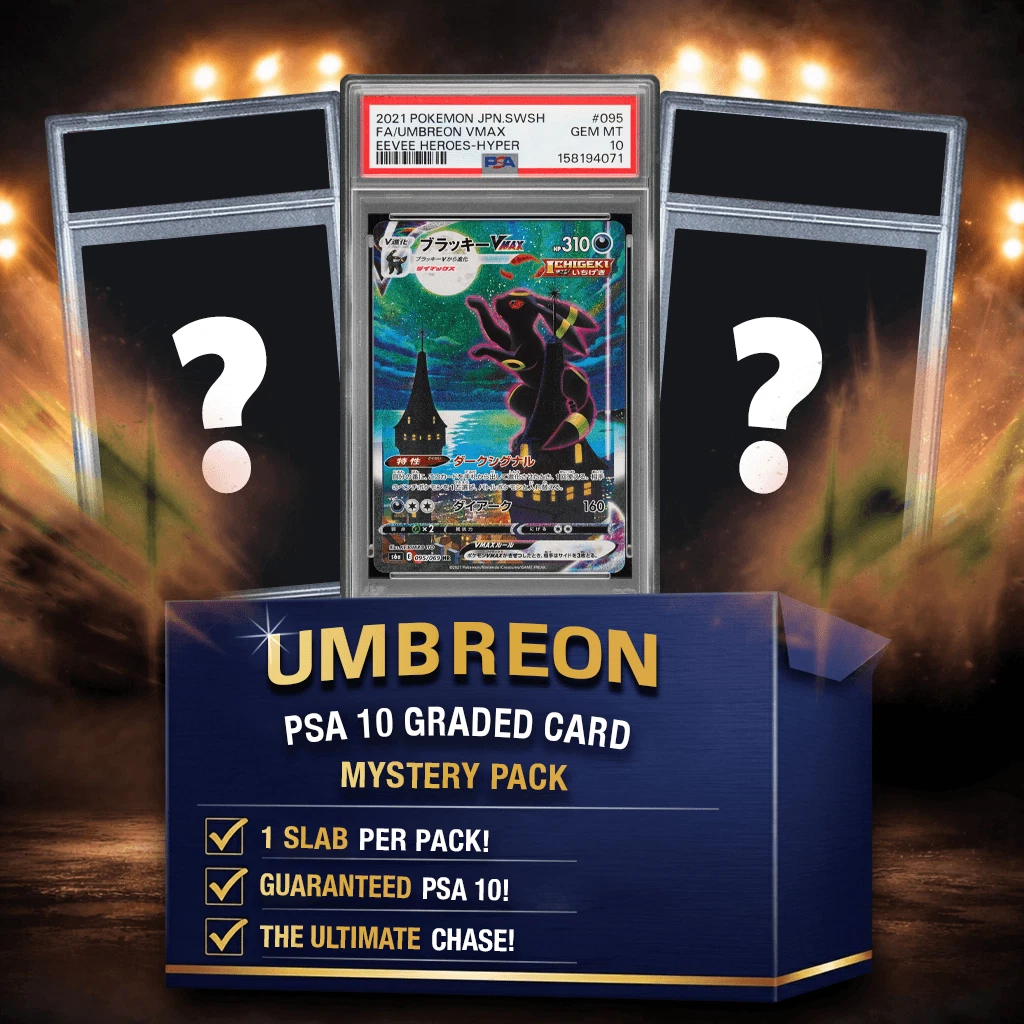 Umbreon PSA 10 Graded PKM Card Mystery Box Trading Card Game