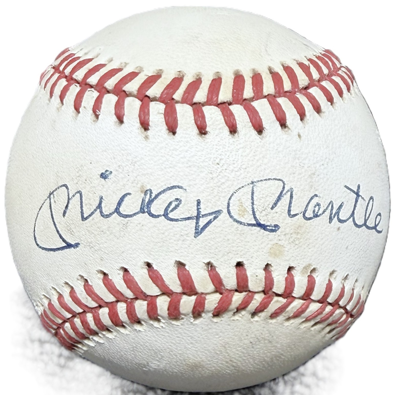 Mickey Mantle Single Signed Auto OAL Baseball New York Yankees JSA COA HOF