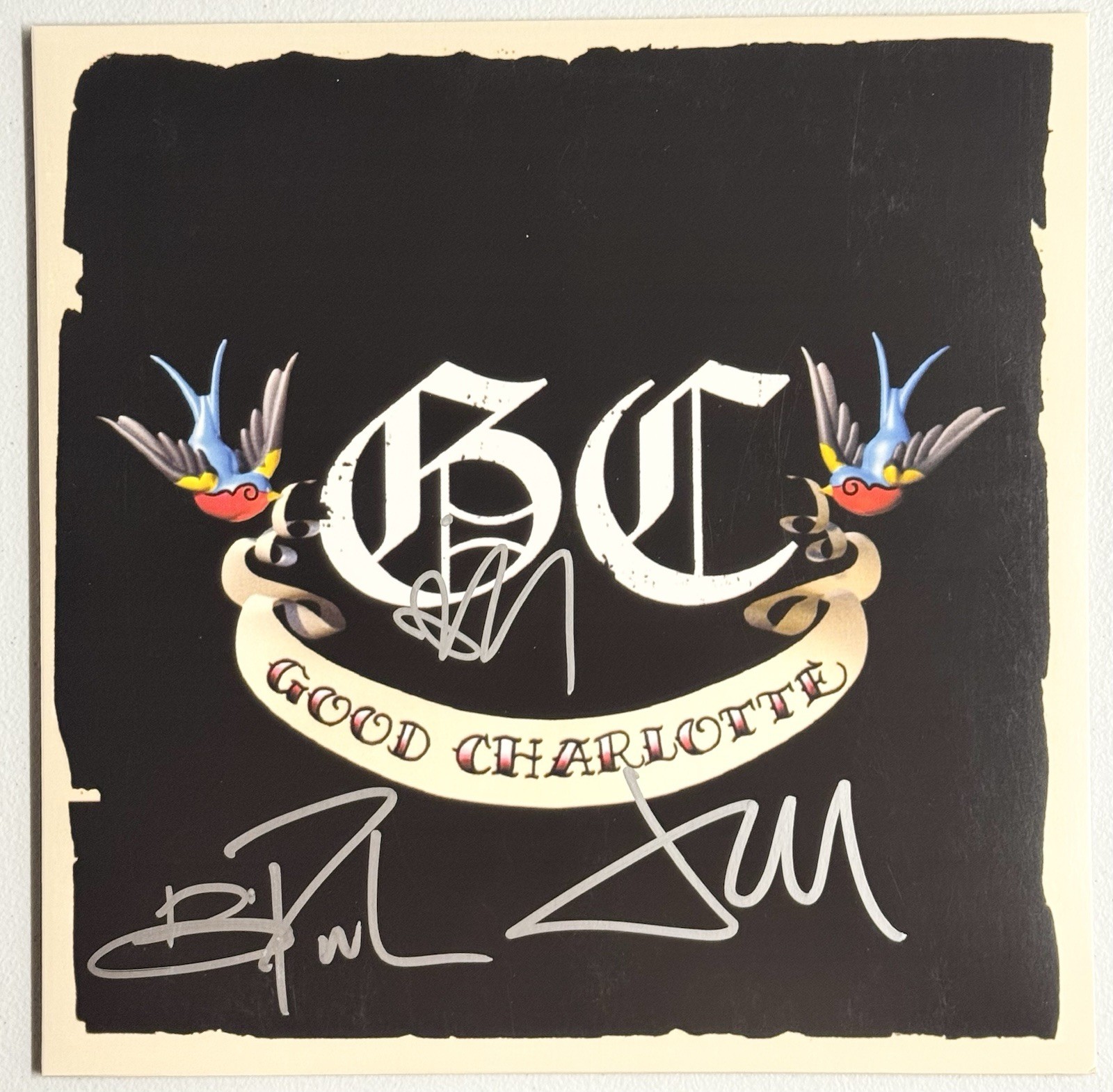 Good Charlotte Signed “Self Titled” Vinyl LP JSA COA Full Band
