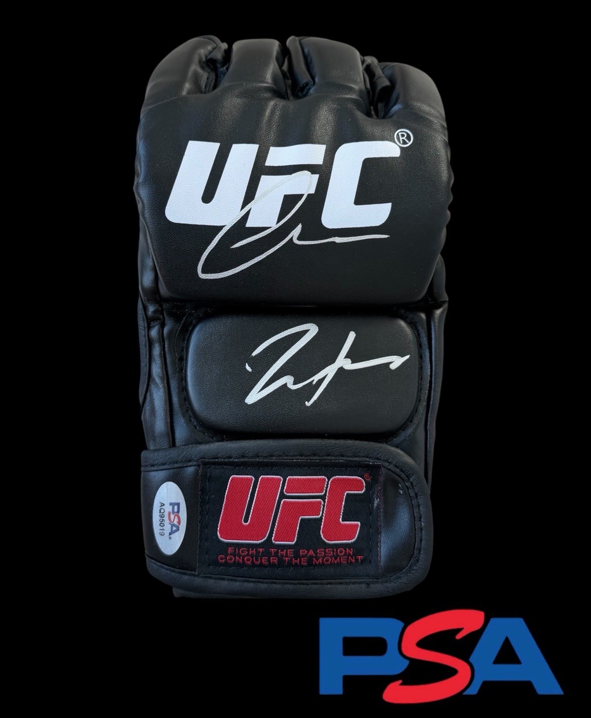 Conor McGregor & Max Holloway Dual Signed UFC 329 Fight Glove PSA/DNA AUTO