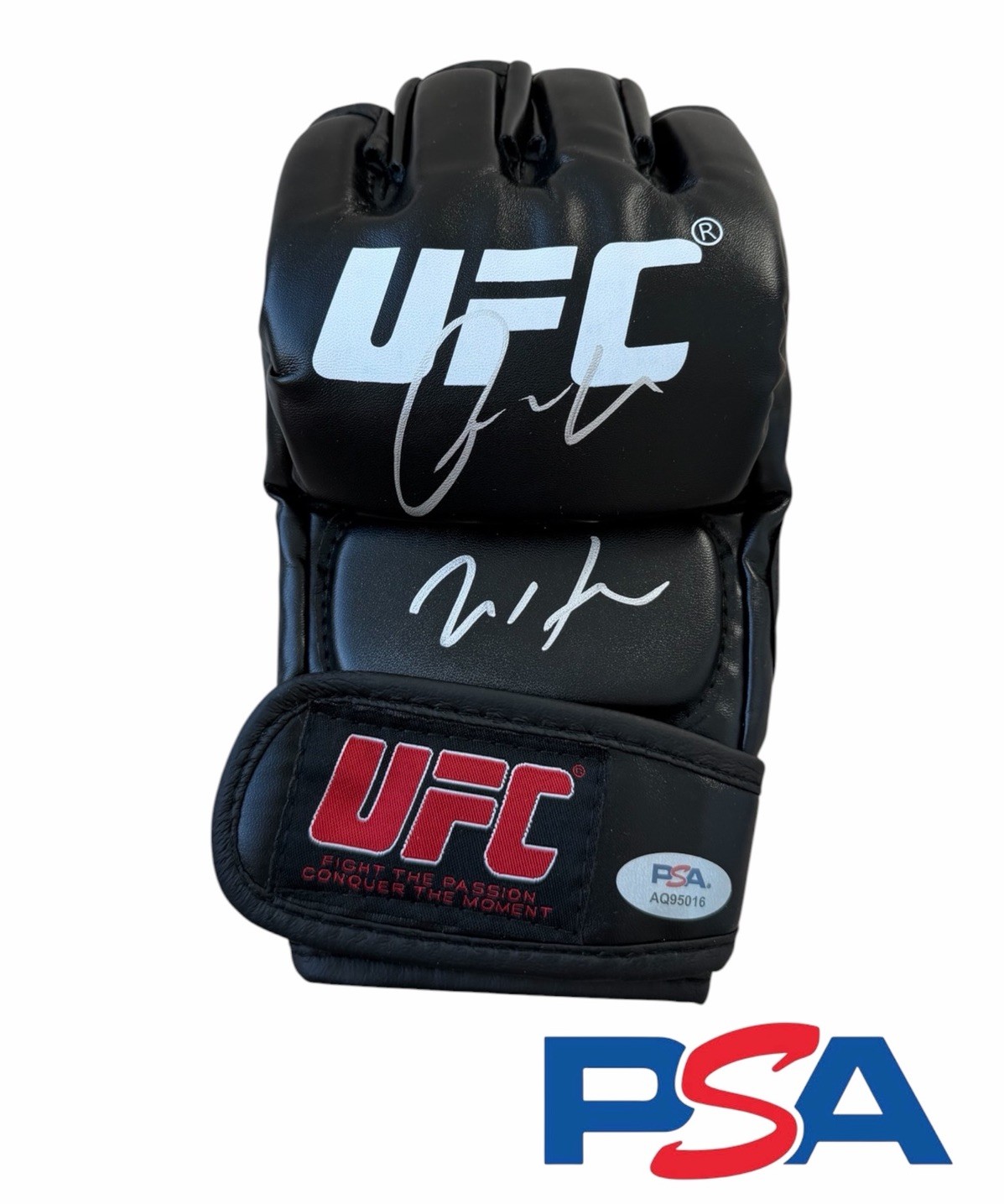 Conor McGregor & Max Holloway Dual Signed UFC 329 Fight Glove PSA/DNA AUTO