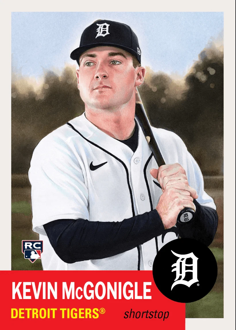 2026 Topps Living Kevin McGonigle #933 Detroit Tigers Rookie Baseball Card