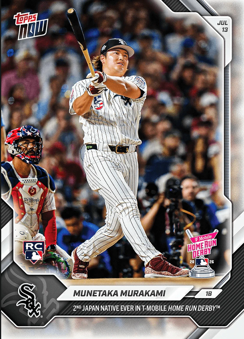 2026 Topps Now Munetaka Murakami #449 Chicago White Sox RC Baseball Card