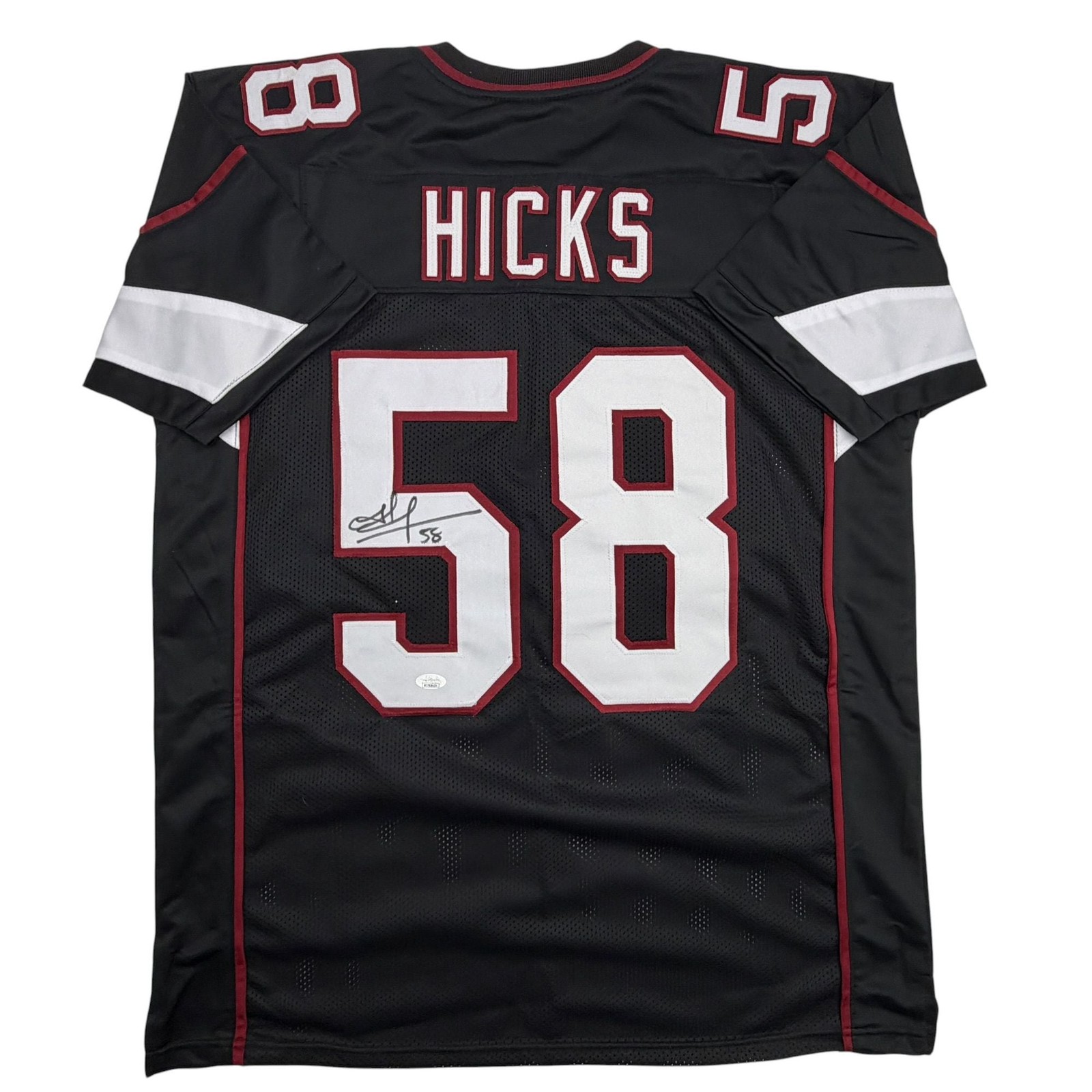 Autographed/Signed Jordan Hicks Arizona Black Football Jersey JSA COA