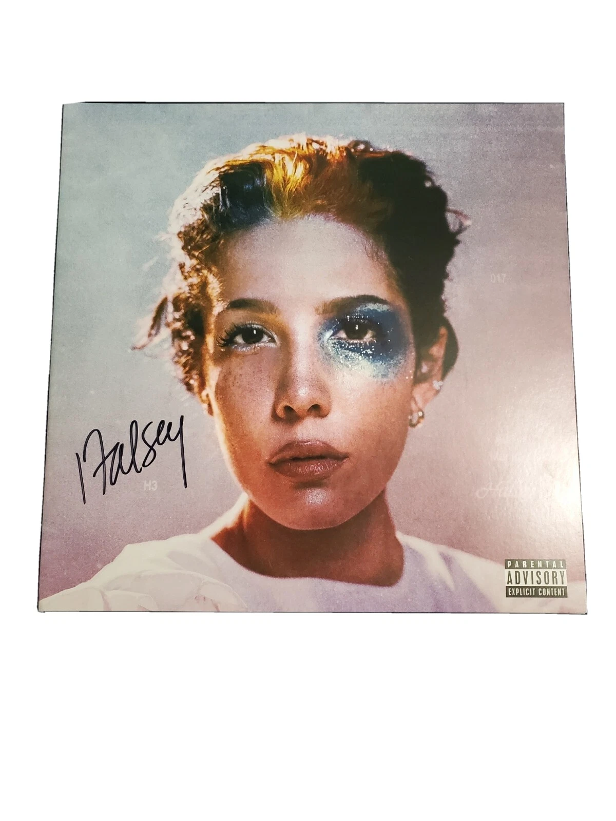HALSEY SIGNED VINYL LP MANIC BEAUTIFUL SINGER BECKETT BAS COA SLEEVE ONLY