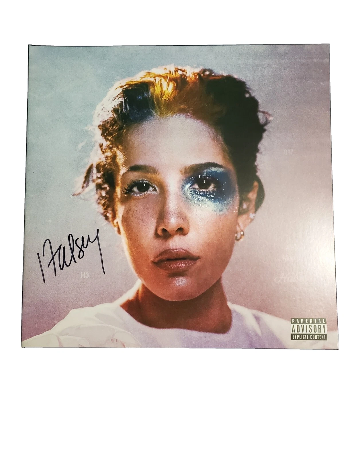 HALSEY SIGNED VINYL LP MANIC BEAUTIFUL SINGER BECKETT BAS COA SLEEVE ONLY
