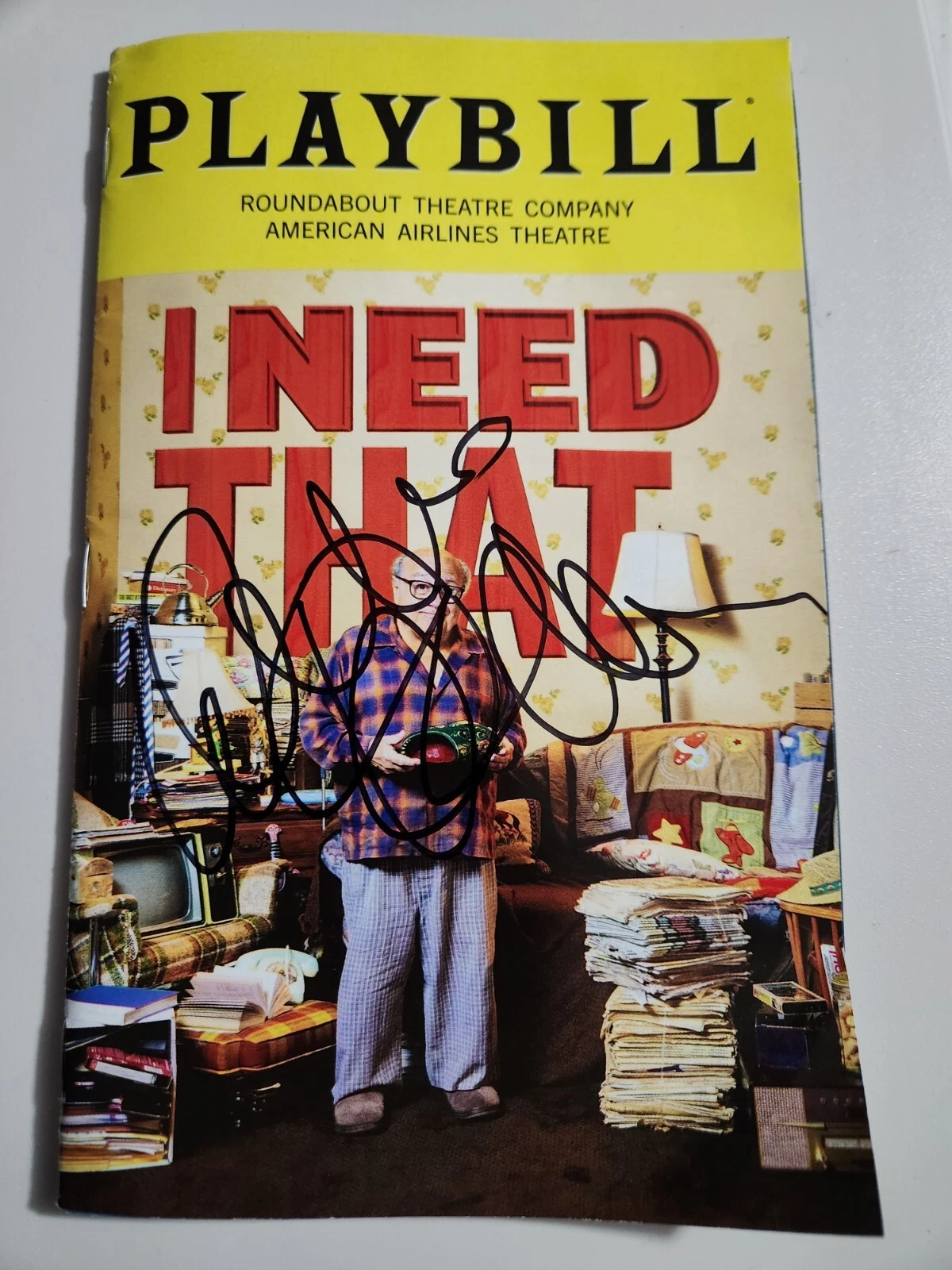 Danny Devito I NEED THAT SIGNED Broadway Playbill New Show Always Sunny Penguin