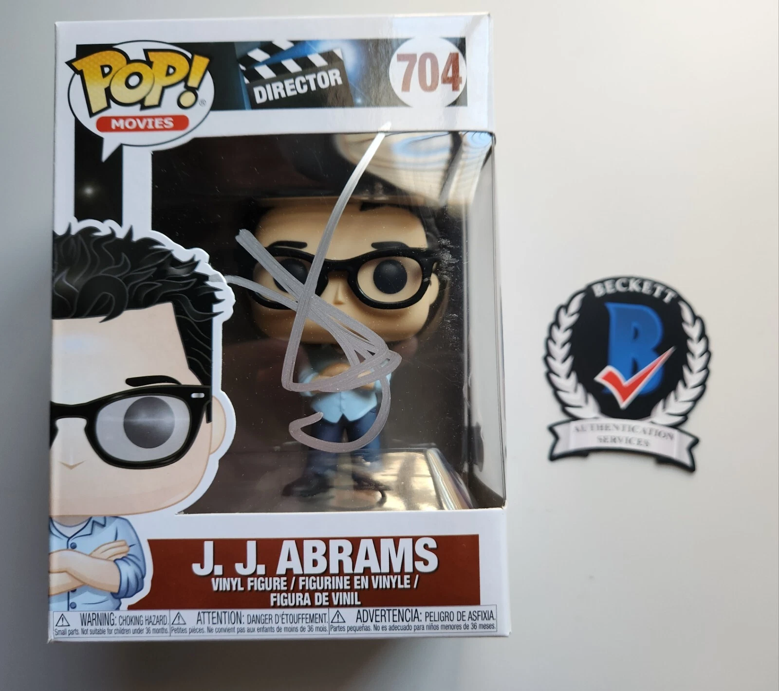 JJ ABRAMS SIGNED FUNKO POP STAR WARS STAR TREK DIRECTOR BECKETT BAS COA PRODUCER COLLECTIBLE MEMORABILIA