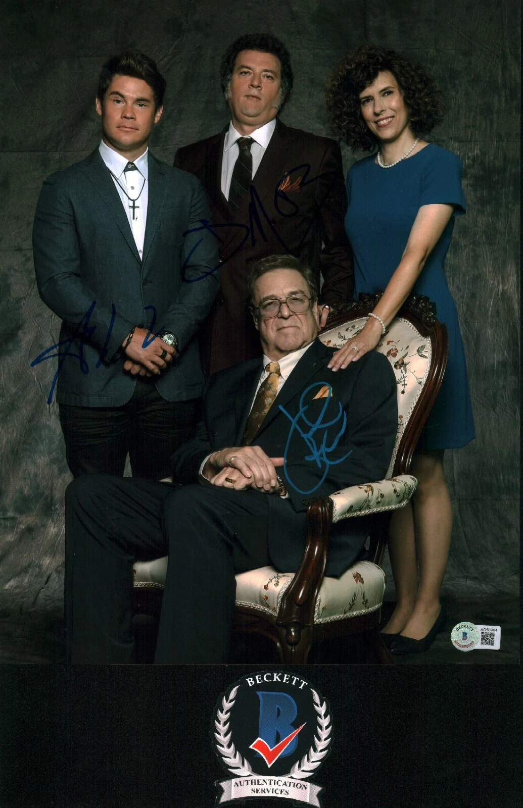THE RIGHTEOUS GEMSTONES CAST SIGNED 11X17 PHOTO GOODMAN MCBRIDE BECKETT BAS COA