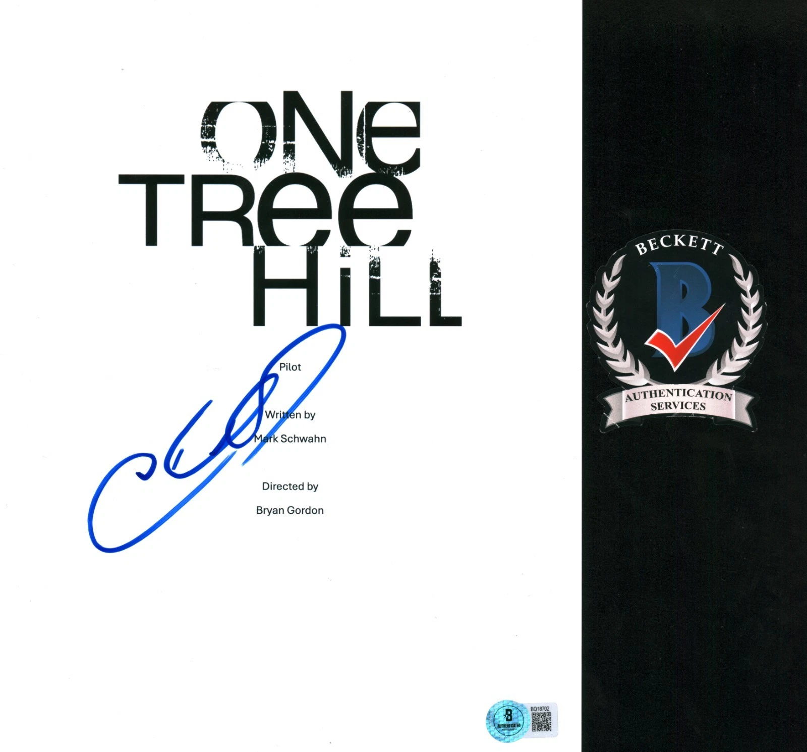 Chad Michael Murray Signed One Tree Hill Autograph Full Episode Script BAS COA