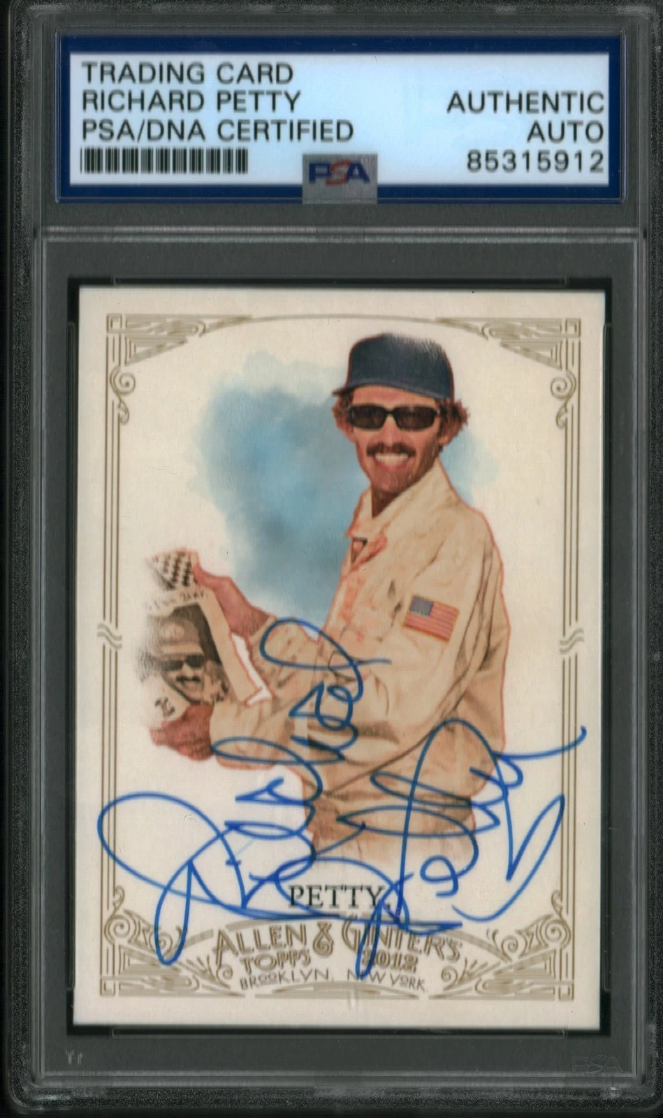 Richard Petty Signed Topps Allen And Ginter Racing Legend Autographed PSA/DNA