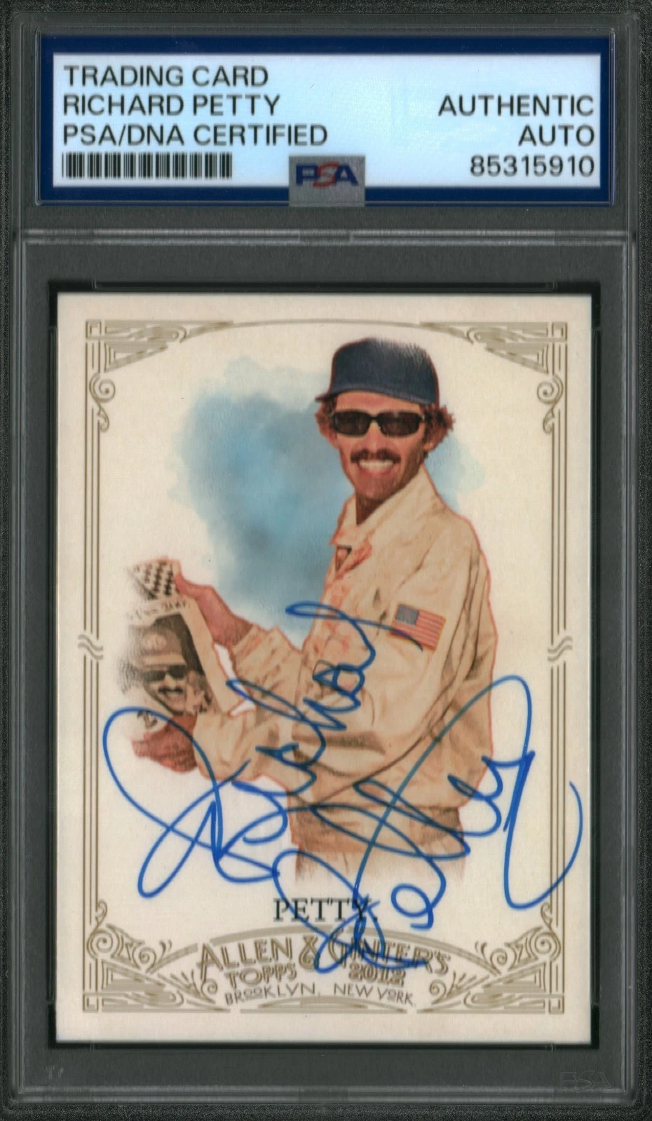 Richard Petty Signed Topps Allen And Ginter Racing Legend Autographed PSA/DNA