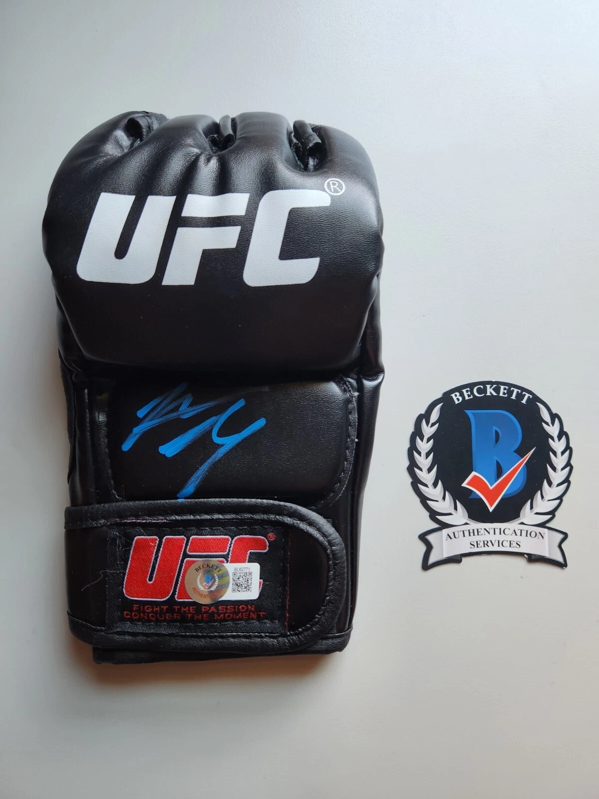 Nate Diaz Signed Autographed UFC Glove BMF 209 Superstar Champ BAS COA