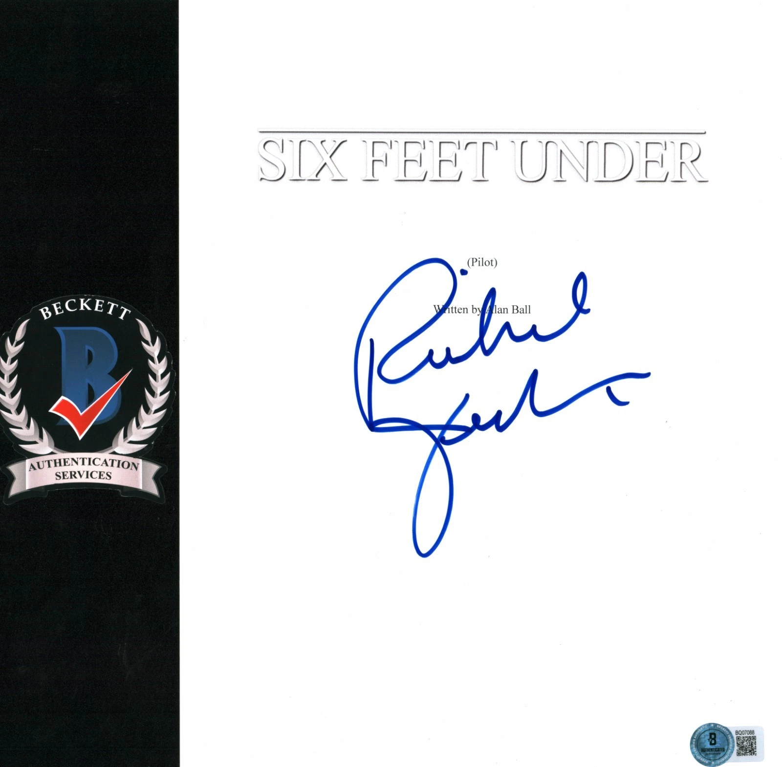 Richard Jenkins Signed Six Feet Under Full Pilot Episode Script BAS COA