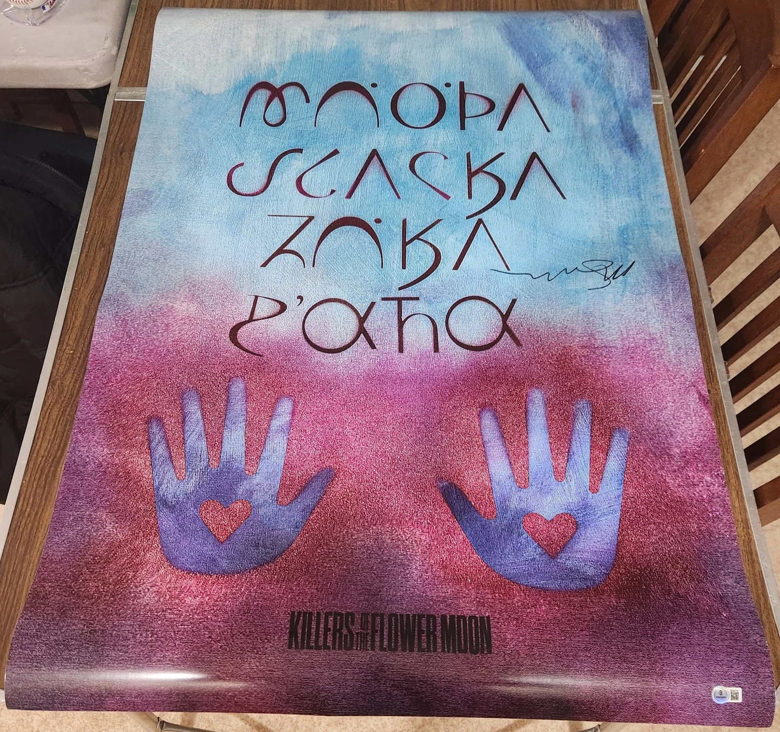 MARTIN SCORSESE SIGNED KILLERS OF THE FLOWER MOON ORIGINAL POSTER 27×40 READ COLLECTIBLE MEMORABILIA