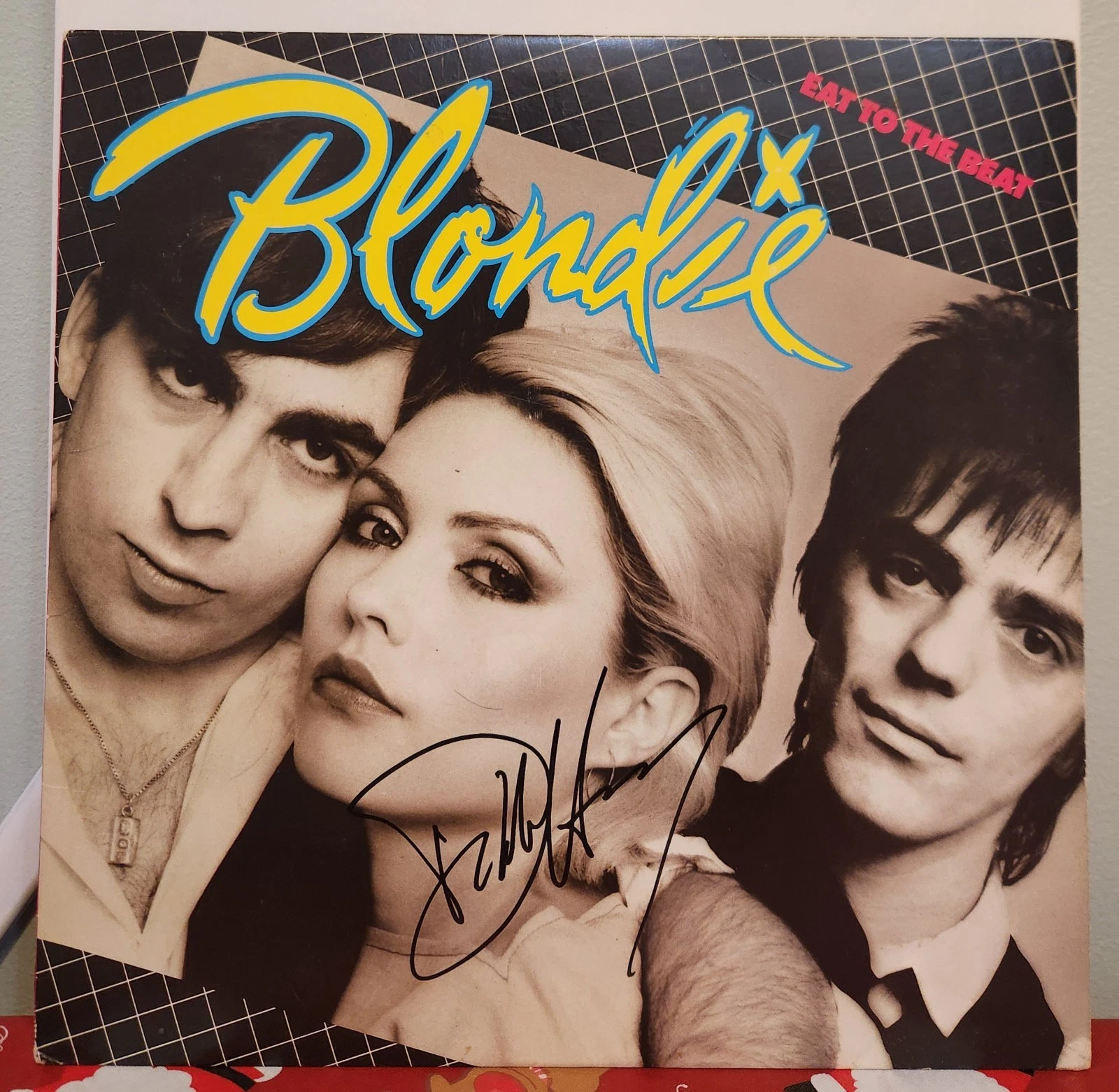 Debbie Harry Signed Blondie Vinyl Eat To The Beat Beautiful Blonde Singer COA