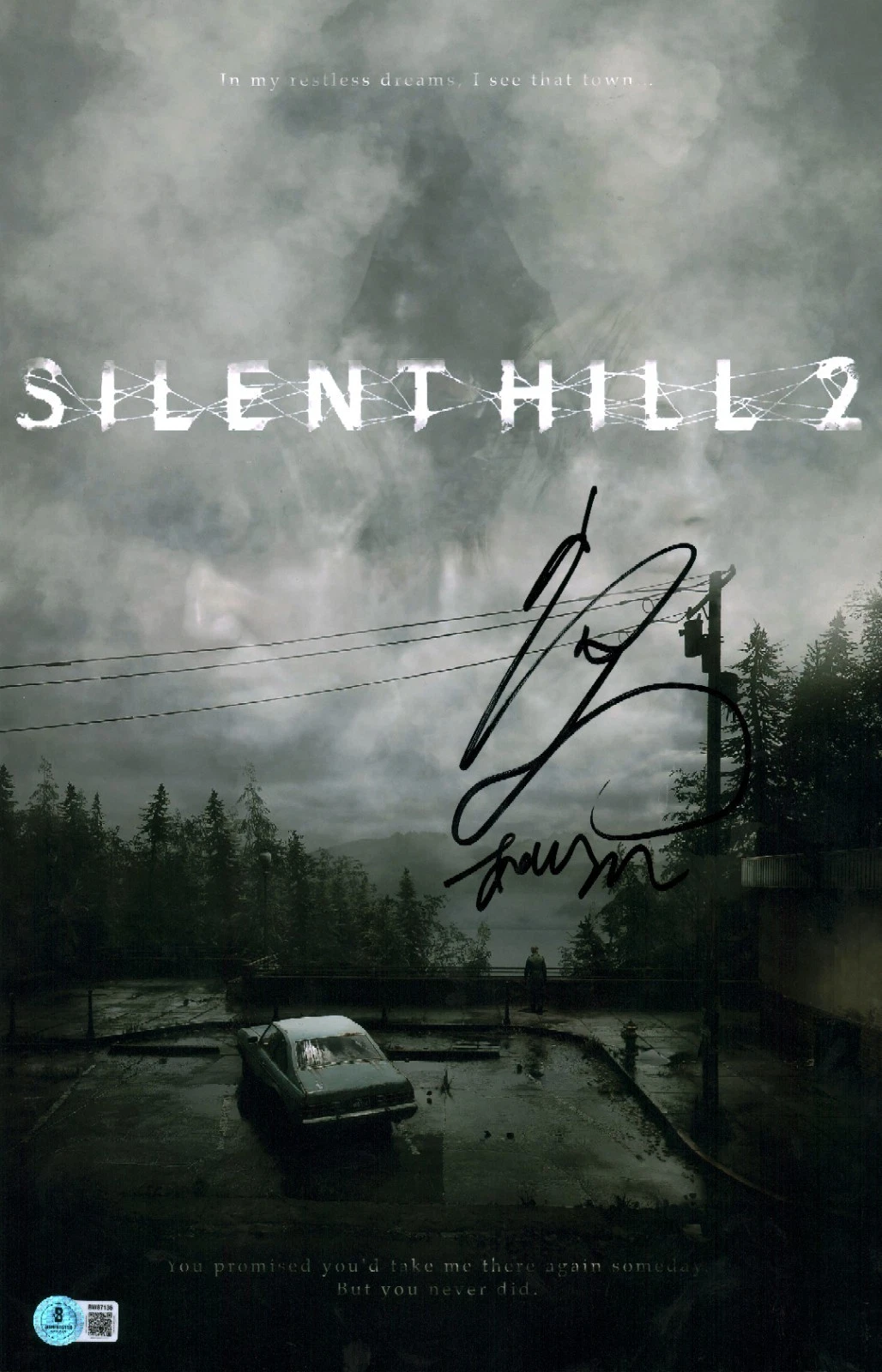 Akira Yamaoka Signed Autographed Silent Hill Composer 11x17 Photo Poster BAS COA