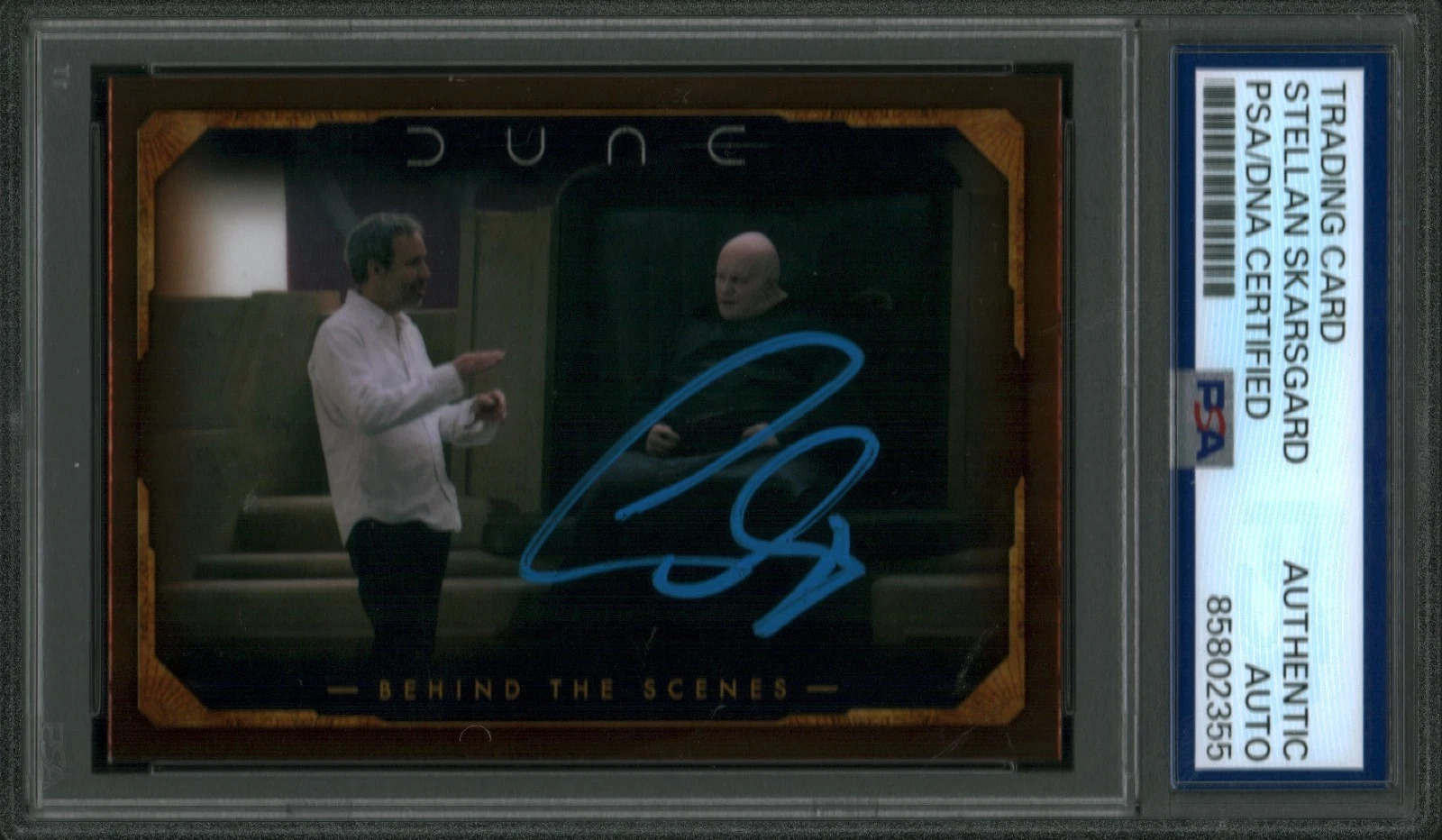 STELLAN SKARSGARD SIGNED DUNE TRADING CARD BARRON HARKONEN PSA/DNA BTS-18 COLLECTIBLE MEMORABILIA