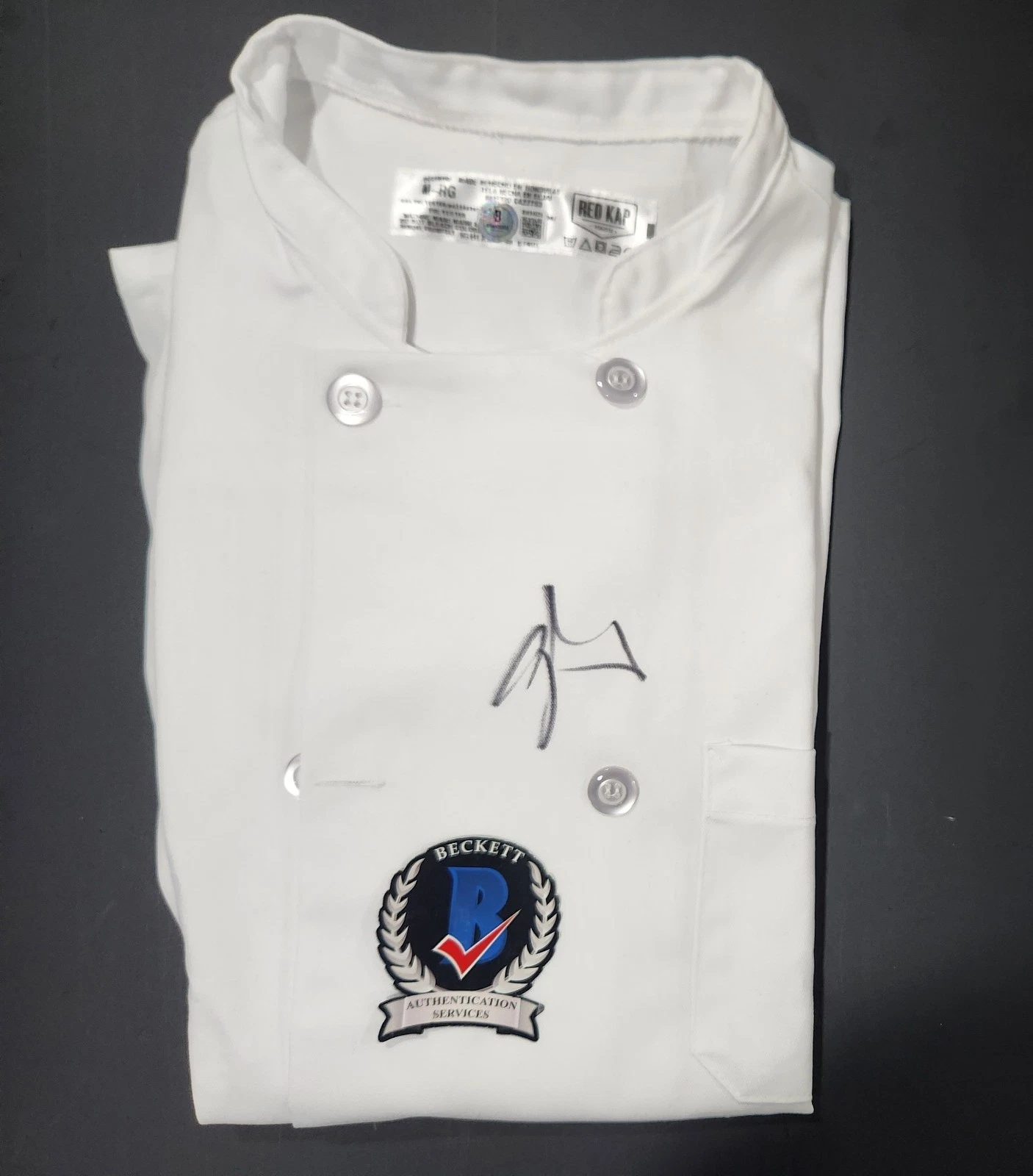 Gordon Ramsay Signed Chef Coat Jacket Autographed Hell's Kitchen BAS COA