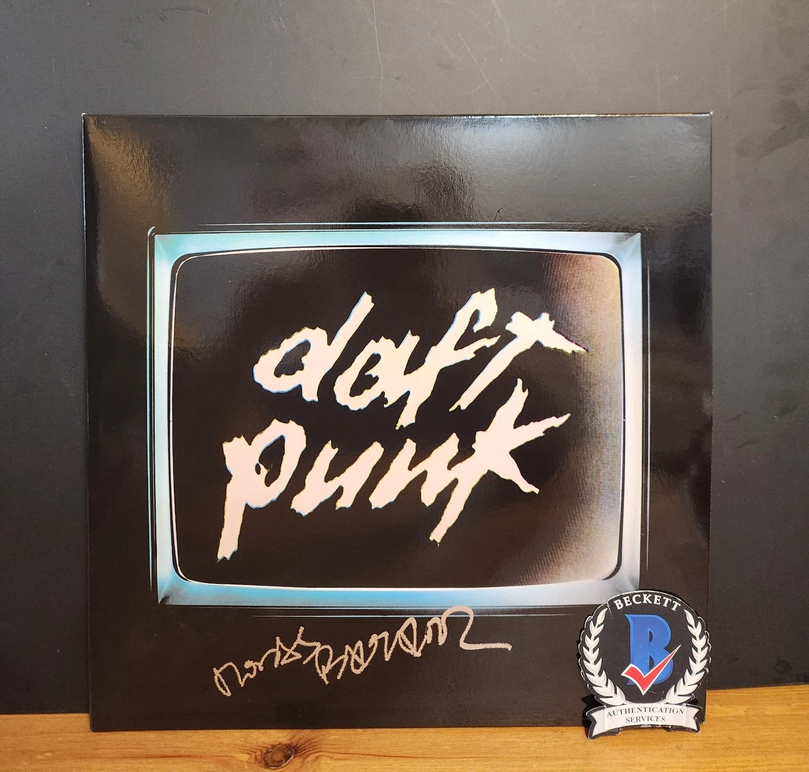 THOMAS BANGALTER SIGNED DAFT PUNK CLUB VINYL ALBUM EDM ELECTRONIC MUSIC BAS COA