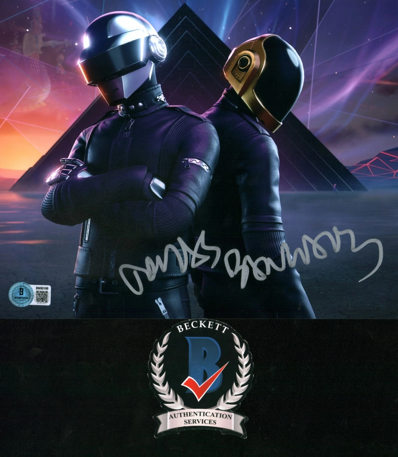 Thomas Bangalter Signed Daft Punk Legendary EDM Musician 8x10 Photo RARE BAS COA