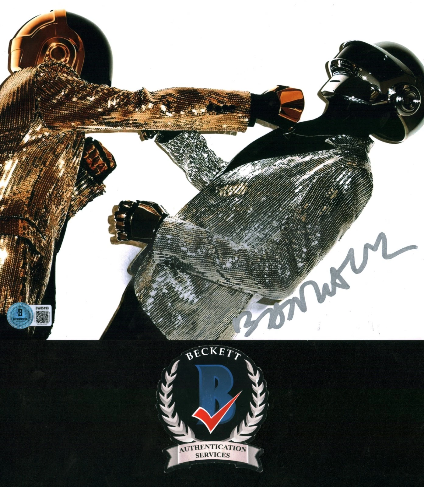 Thomas Bangalter Signed Daft Punk Legendary EDM Musician 8x10 Photo RARE BAS COA