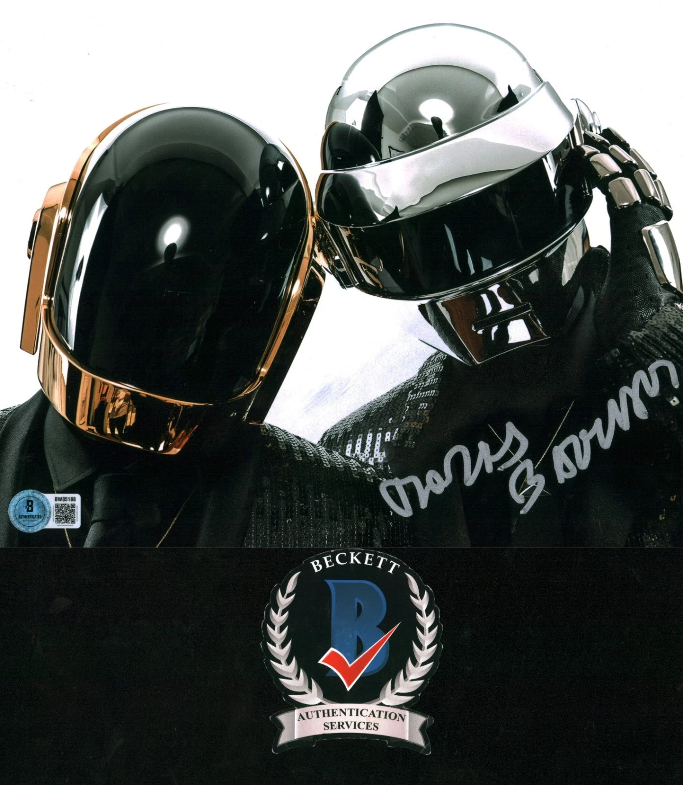 Thomas Bangalter Signed Daft Punk Legendary EDM Musician 8x10 Photo RARE BAS COA