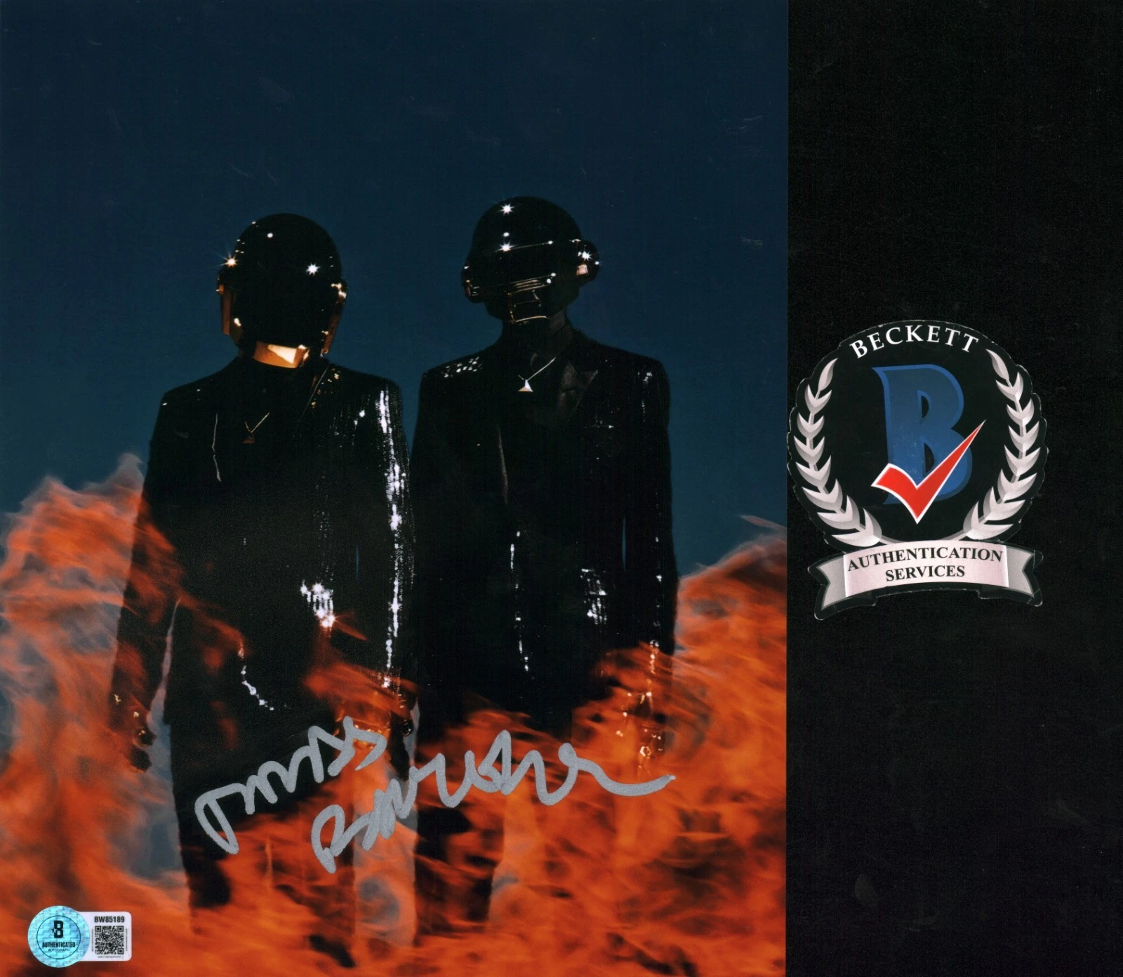 Thomas Bangalter Signed Daft Punk Legendary EDM Musician 8x10 Photo RARE BAS COA