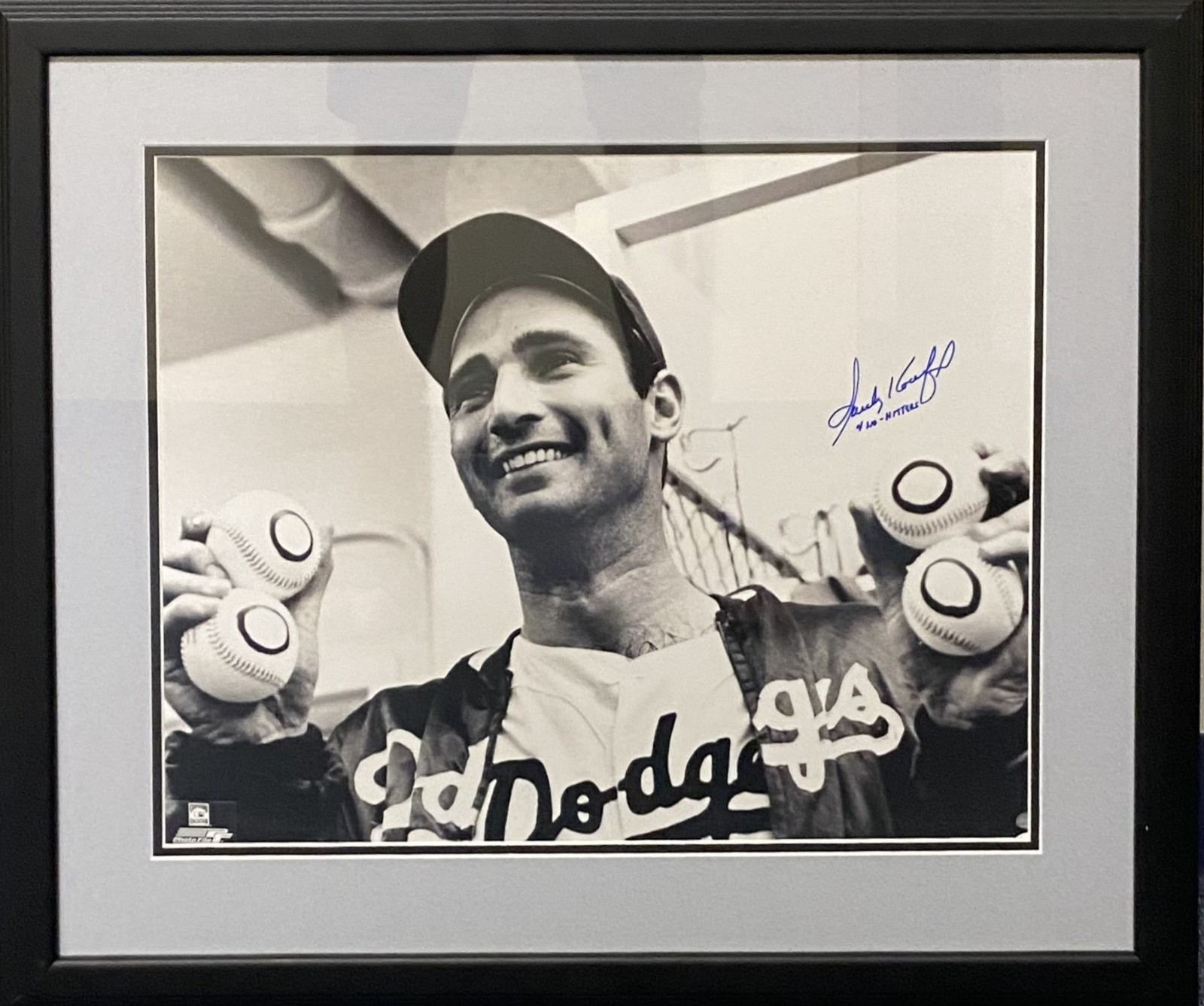 Sandy Koufax Signed Framed 16x20 Dodgers 4 No Hitters HOF JSA LOA
