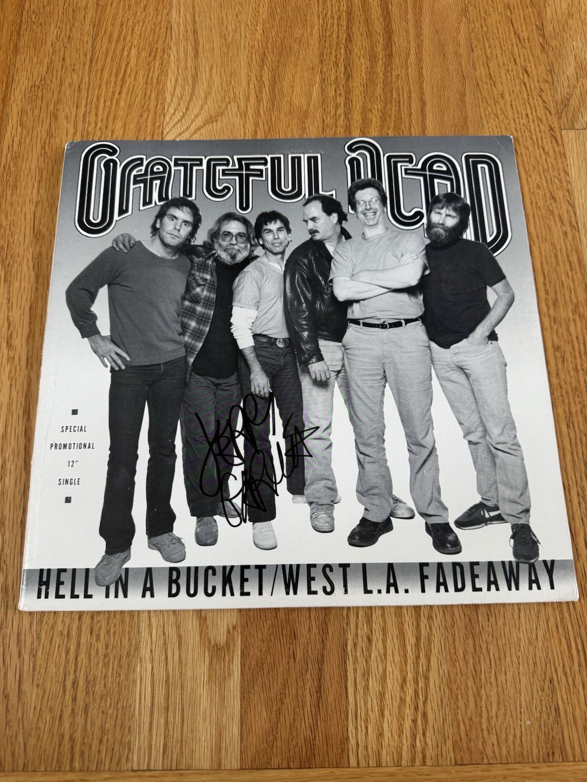 Jerry Garcia Grateful Dead Signed Autographed Hell In A Bucket Album PSA LOA