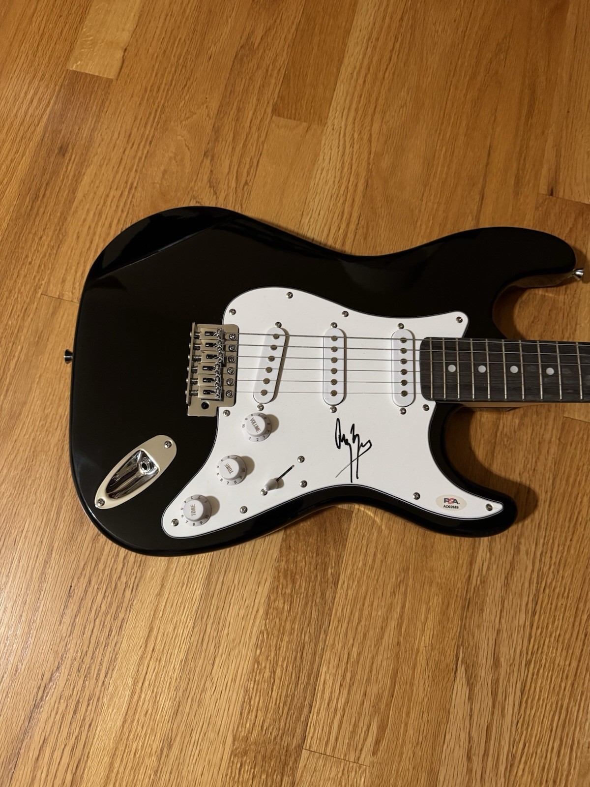 Rare Jimmy Page Signed Strat Guitar PSA LOA Led Zeppelin