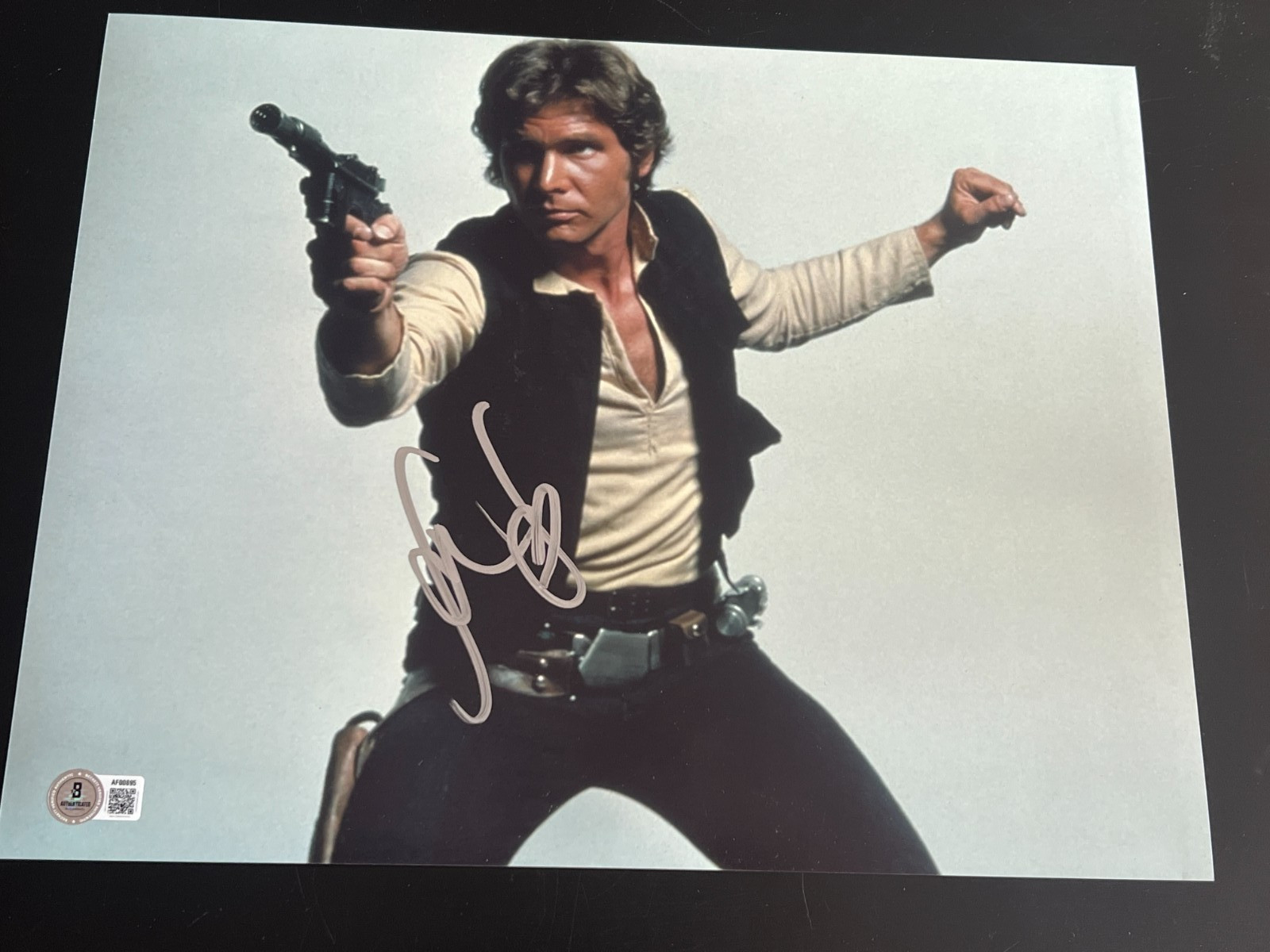 HARRISON FORD SIGNED AUTOGRAPH 11x14 PHOTO STAR WARS RETURN JEDI BECKETT BAS COA