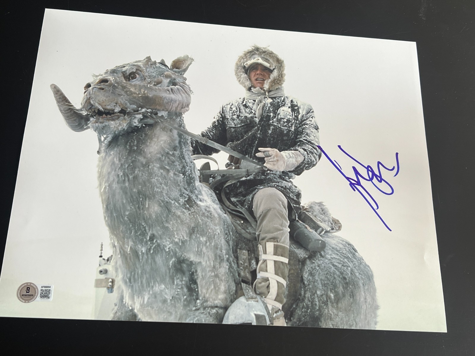 HARRISON FORD SIGNED AUTOGRAPH 11x14 PHOTO STAR WARS RETURN JEDI BECKETT BAS COA