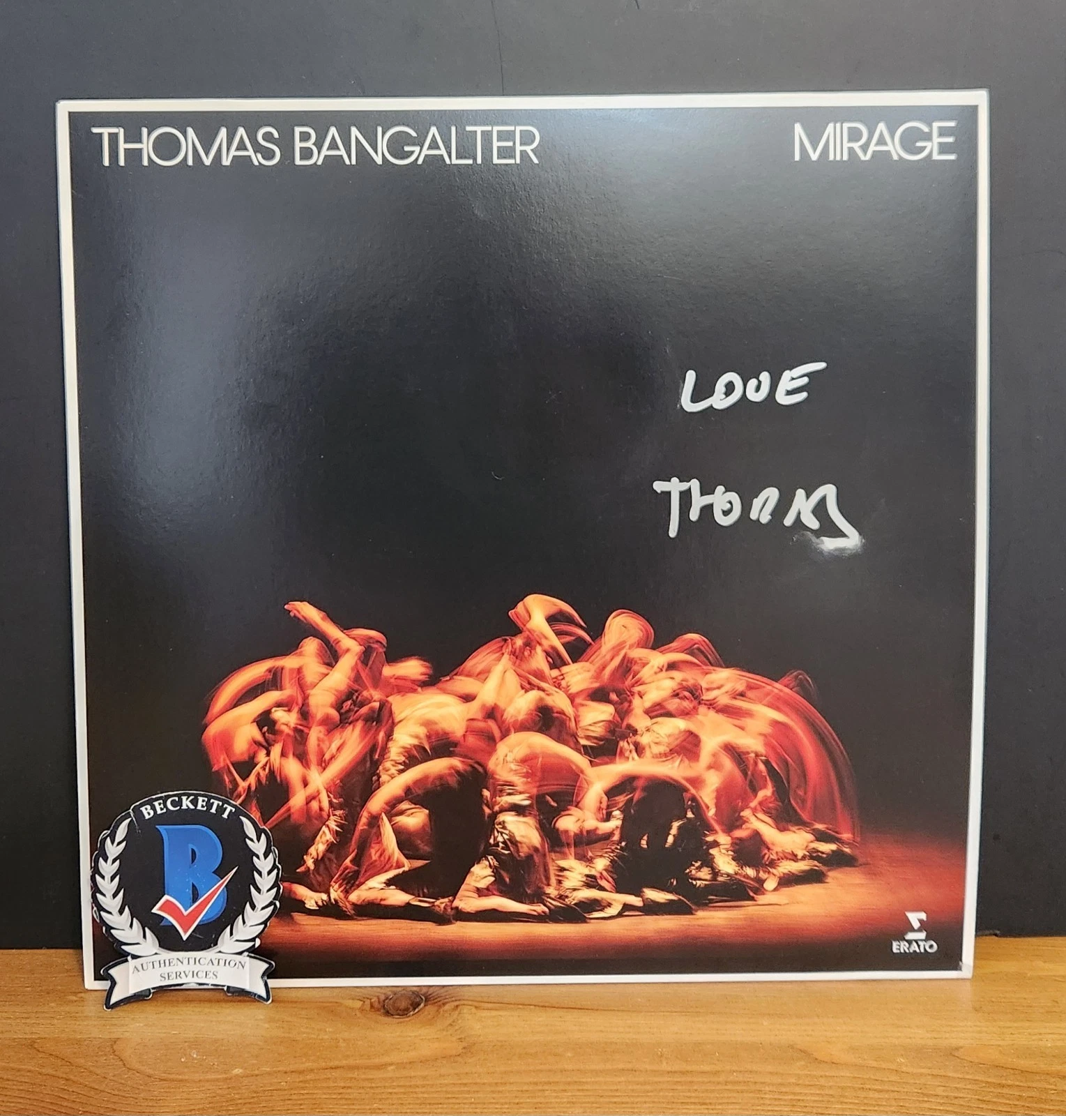Thomas Bangalter Signed Mirage Ballet Vinyl Beckett Authentic Daft Punk Edm