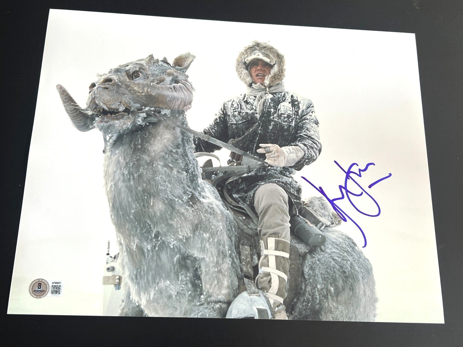 HARRISON FORD SIGNED AUTOGRAPH 11x14 PHOTO STAR WARS RETURN JEDI BECKETT BAS COA