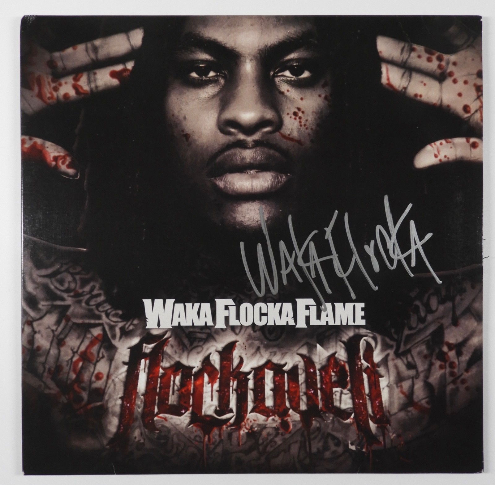 Waka Flocka Flame JSA Signed Autograph Record Album Vinyl Flockaveli