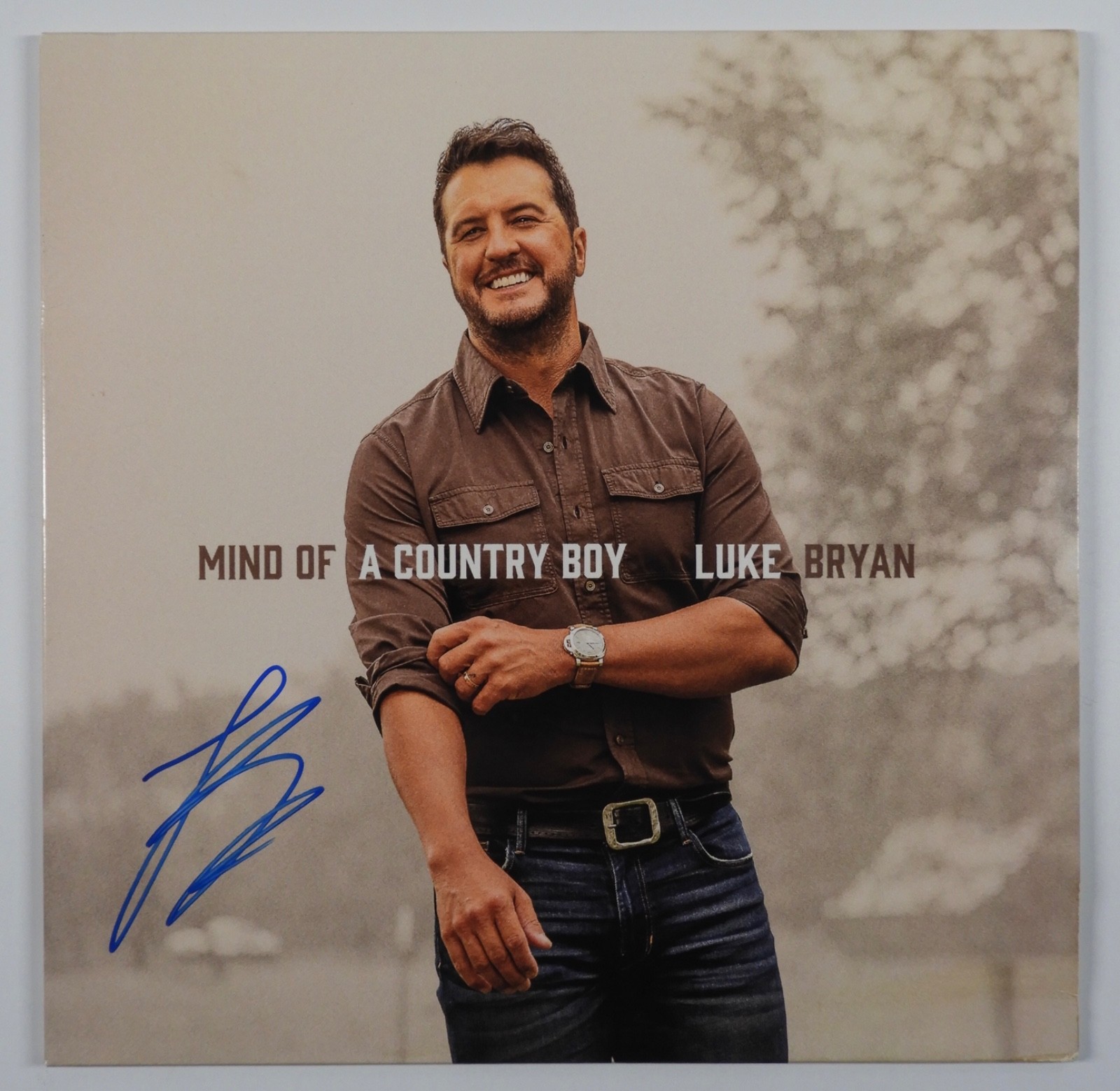 Luke Bryan JSA Signed Autograph Album Record Vinyl Mind Of A Country Boy