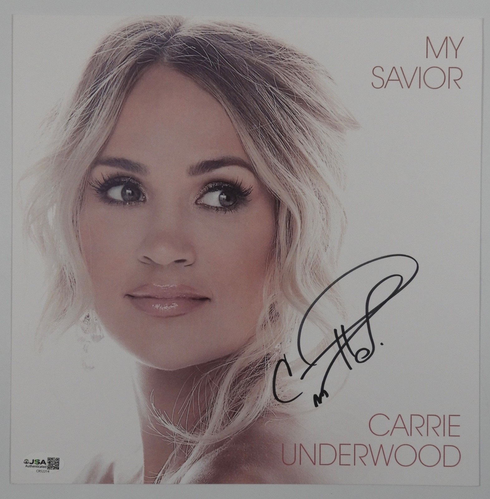 Carrie Underwood JSA Signed Autograph Insert Record Album Vinyl My Savior