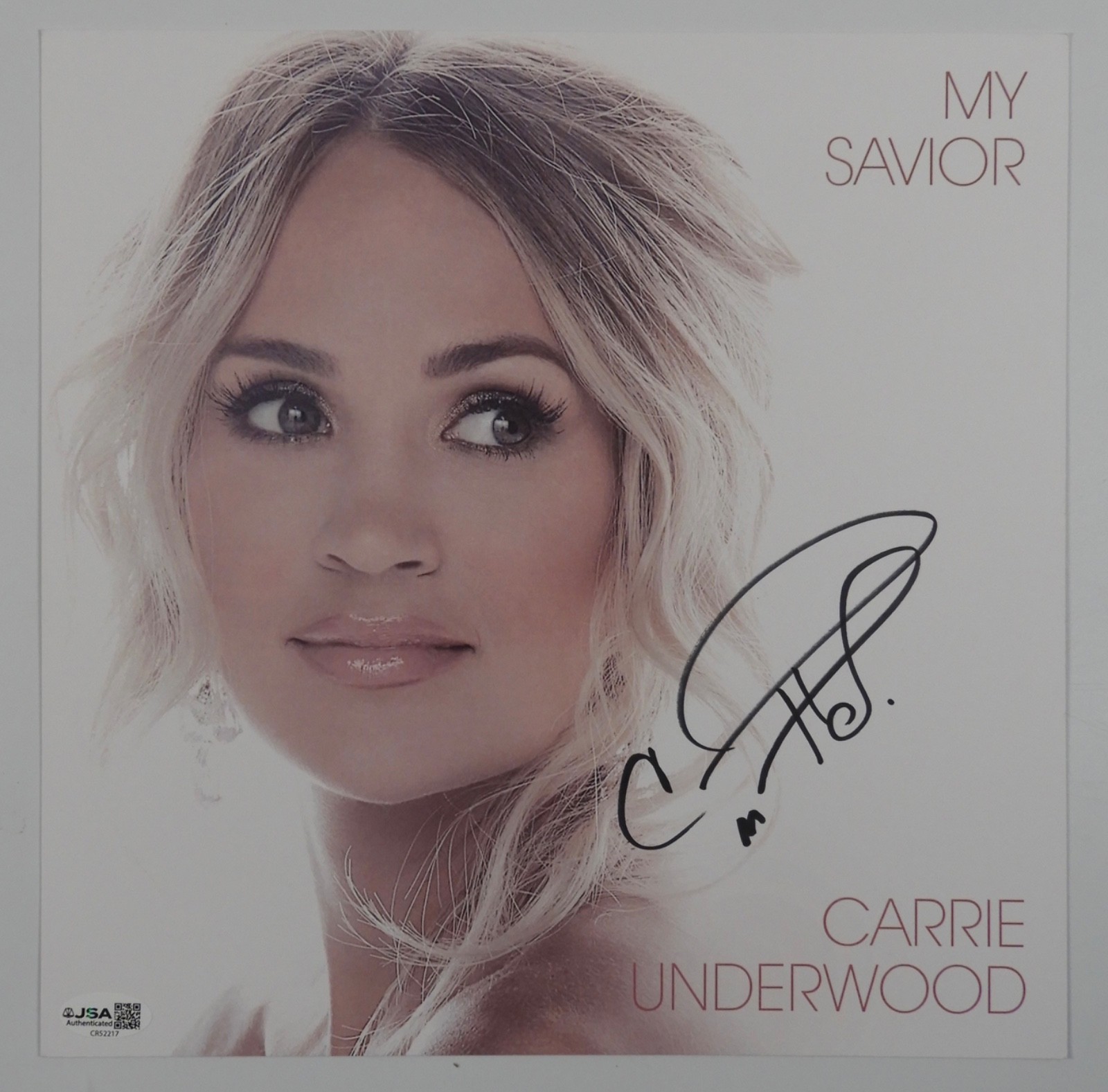 Carrie Underwood JSA Signed Autograph Insert Record Album Vinyl My Savior