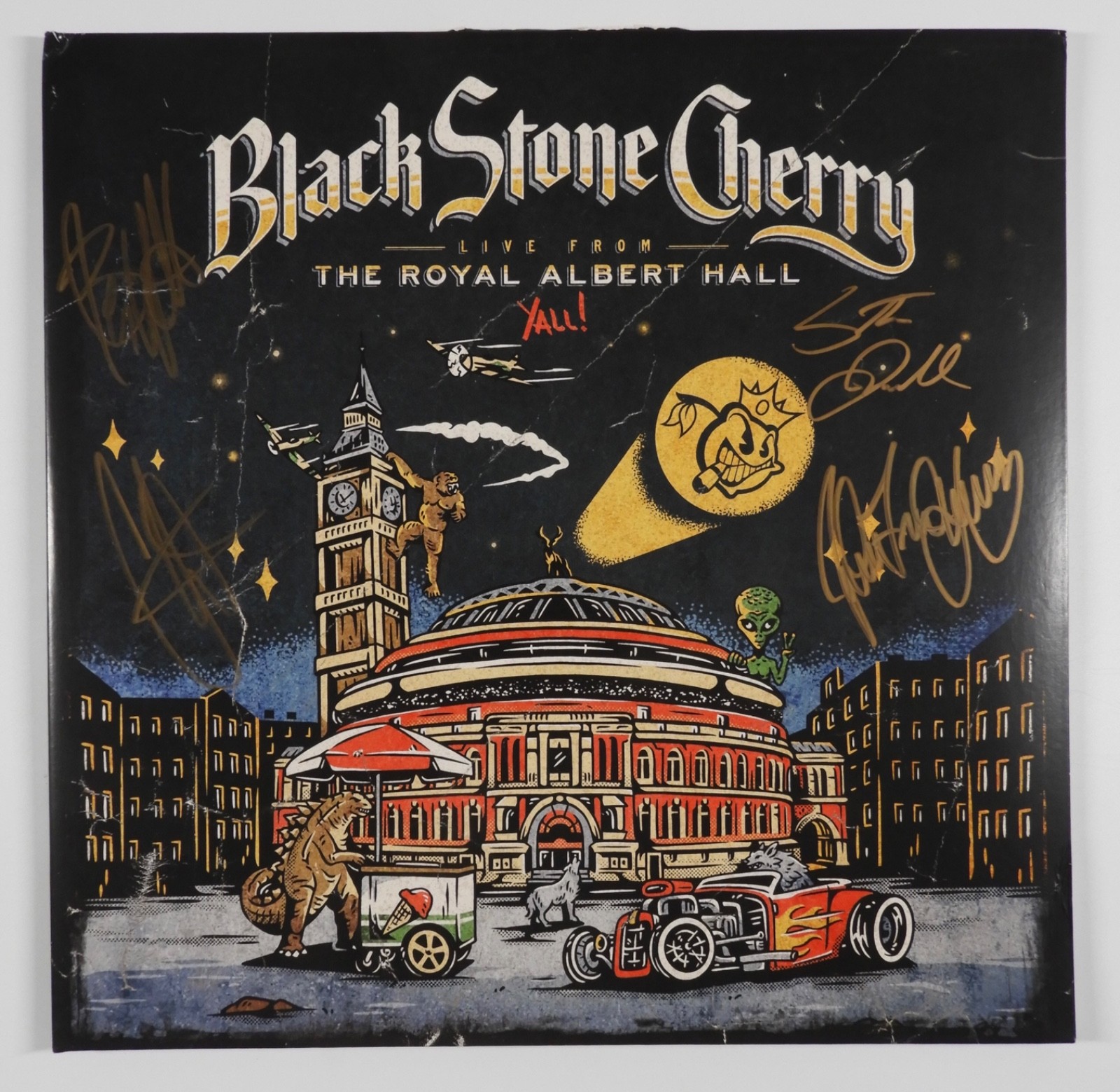 Black Stone Cherry JSA Signed Autograph Album Vinyl Record Live Royal Albert