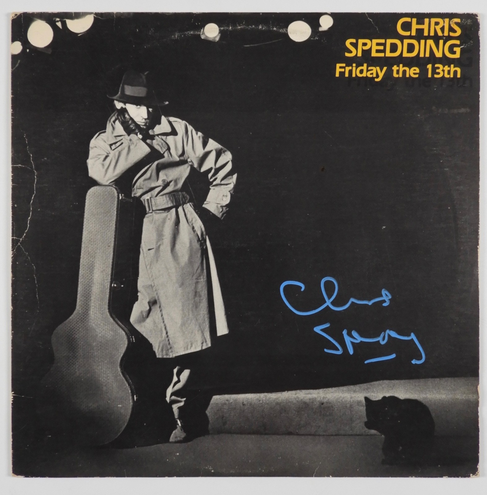 Chris Spedding JSA Signed Autograph Album Vinyl Record Friday The 13th