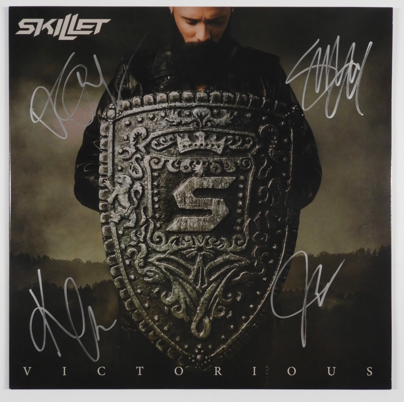 Skillet JSA Signed Autograph Album Record Vinyl Victorious