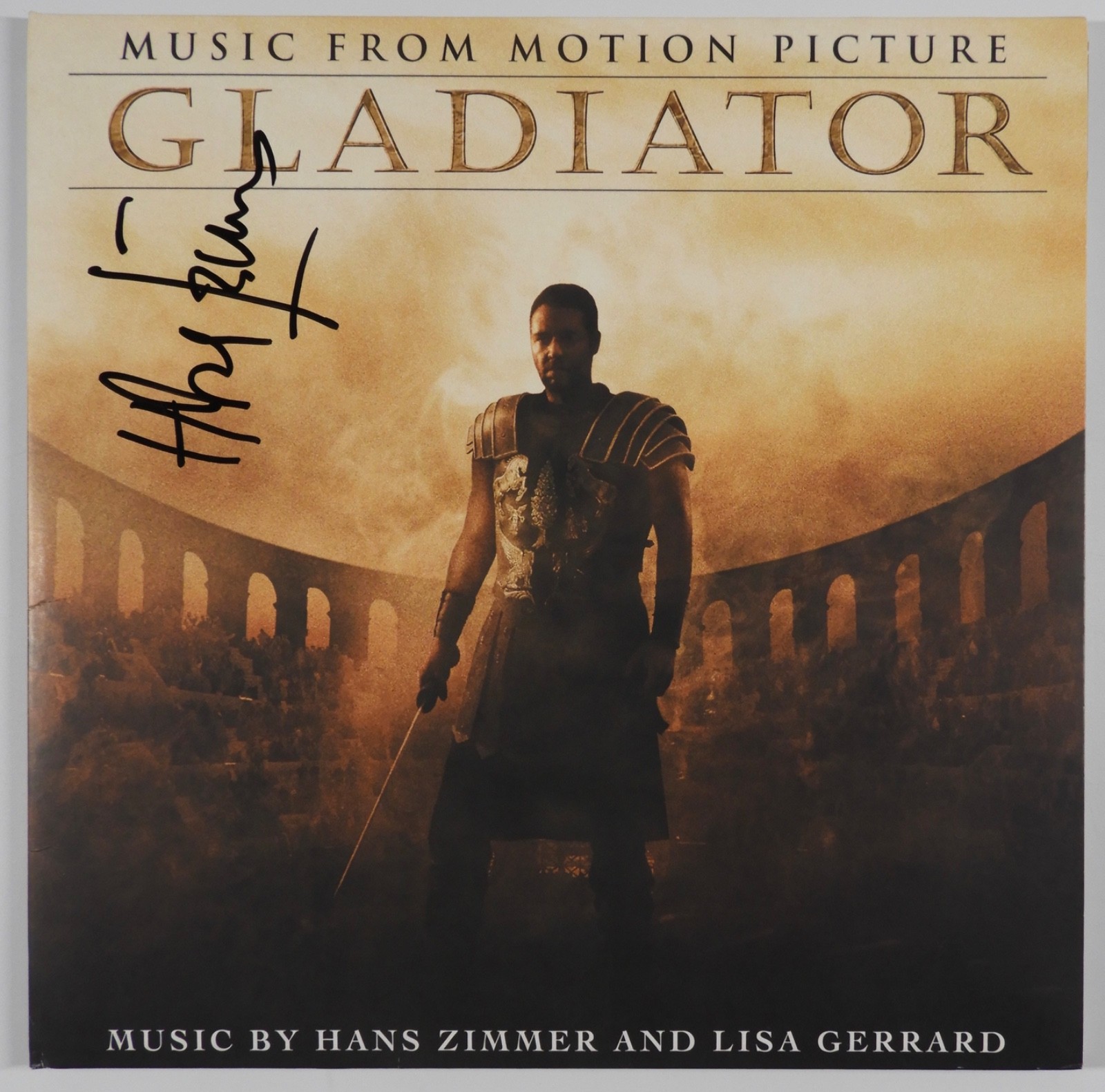 Hans Zimmer Signed JSA Autograph Album Record Vinyl Gladiator Soundtrack